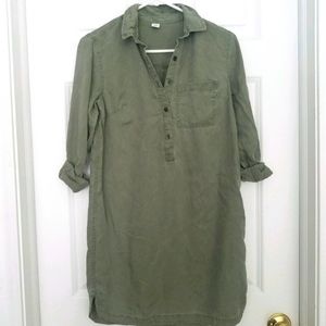 Old Navy tencel shirt dress xs